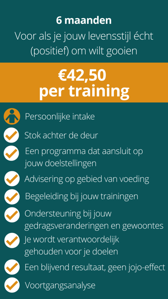 personal training prijzen
