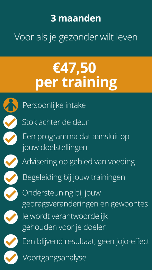 personal training prijzen