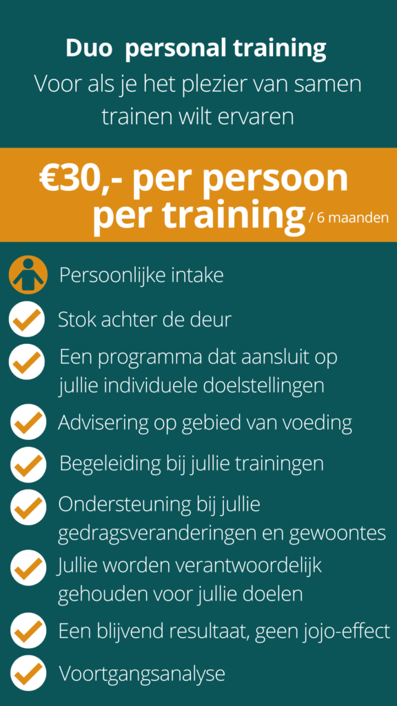 personal training prijzen