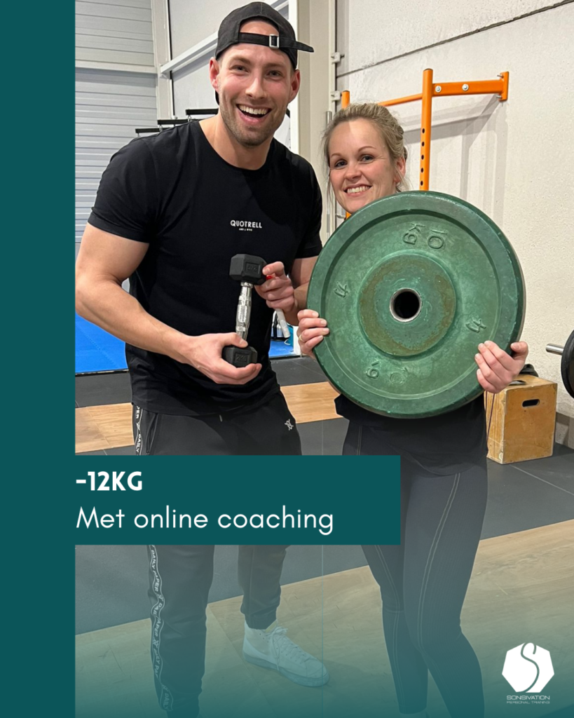 mevrouw uit Uden heeft 12kg gewichtsverlies doormiddel van online coaching 