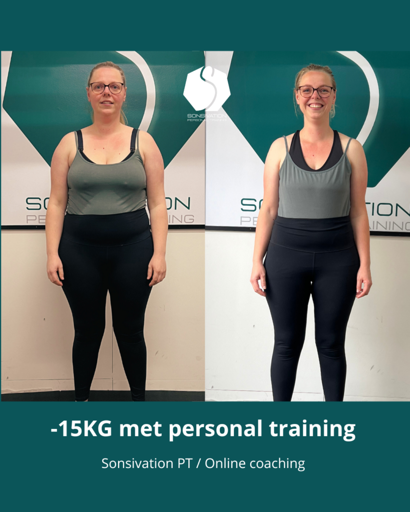 mevrouw uit Uden heeft 15kg gewichtsverlies doormiddel van personal training