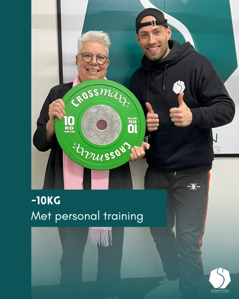 mevrouw uit Heesch heeft 10kg gewichtsverlies doormiddel van personal training